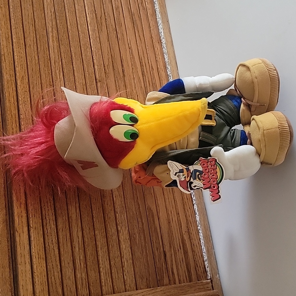 Woody woodpecker universal studios plush backpack collectible toy 13 inches